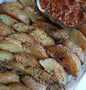 Bagaimana Menyiapkan 111. Roasted Potato Wedges with Parmesan, Lezat