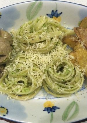 Foto resep Fettucine pesto 