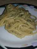 Pasta con salsa de pimiento