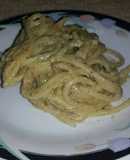 Pasta con salsa de pimiento