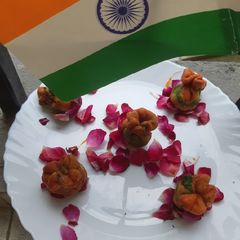 A picture of Tricolor mawa potli.