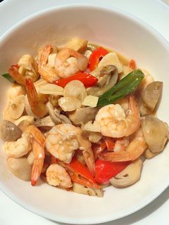 Foto resep Tumis jamur merang udang