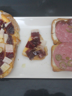 Una foto de Rebanadas de jamón y mortadela
