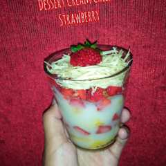 Olahan Strawberry~Dessert Cream Cheese Strawberry রেসিপির প্রধান ছবি