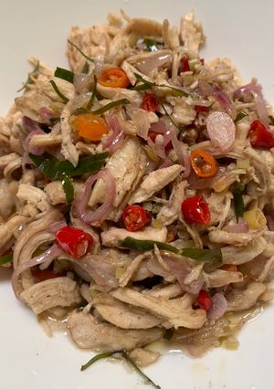 Foto resep Ayam Suwir Sambal Matah