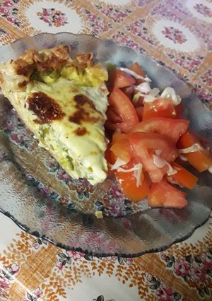Una foto de Tarta de zapallitos