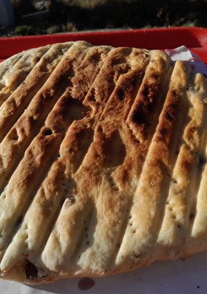 Una foto de Tortilla con Chicharrones