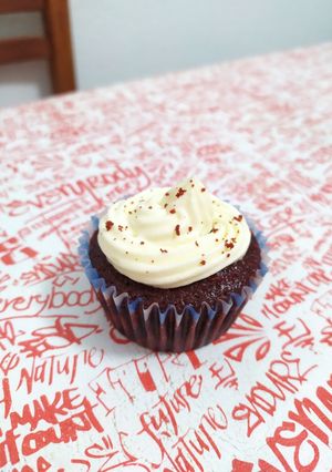 Una foto de Red velvet cupcakes