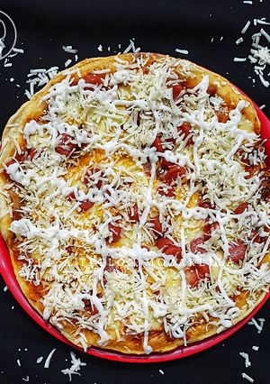 Foto resep Pizza teflon mozarella