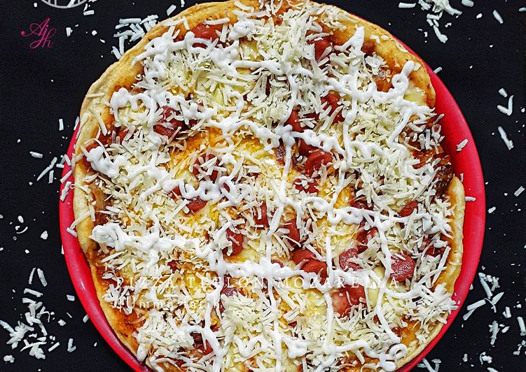 Resep masakan Pizza teflon mozarella | Resep Membuat Pizza teflon mozarella Yang Lezat