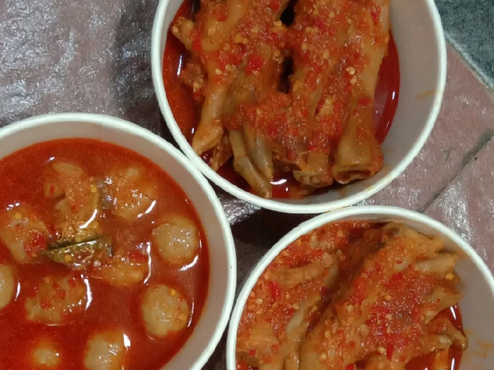 Langkah Gampang Menyiapkan Resep Ceker dan Pentol Mercon yang Uenak Anti Ribet, Uenak Banget