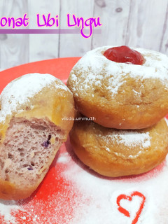 Foto resep Donat Ubi Ungu 🥯