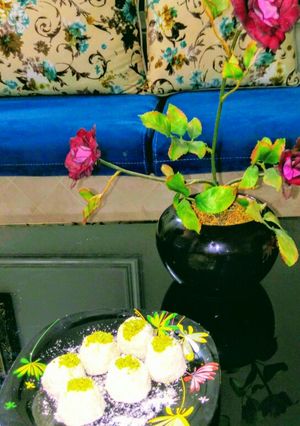 عکسی از دستور باسلوق پسته ای همراه با نکات طلایی و فوت و فن آن💚💚💚