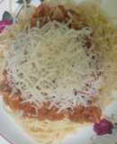 Spaghetti Bolognese (saus homemade)