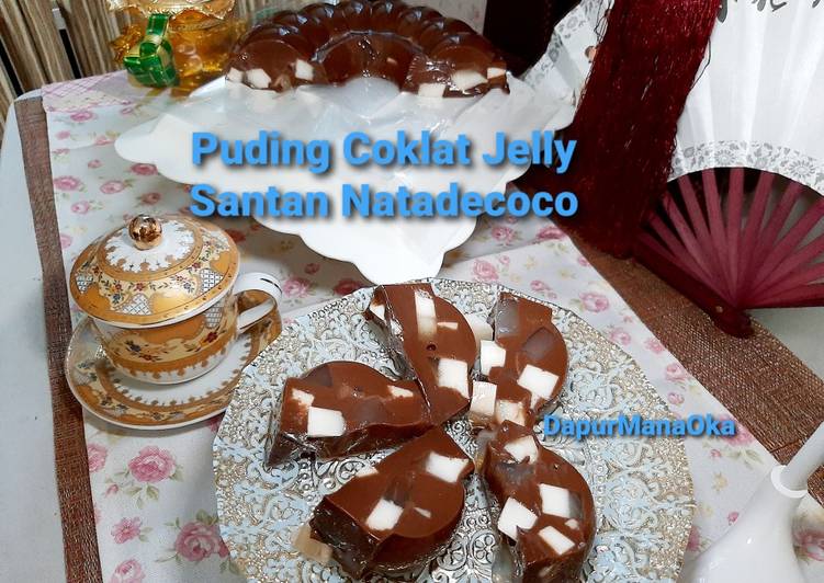 Resep Puding Coklat Jelly Santan Natadecoco, Bikin Ngiler
