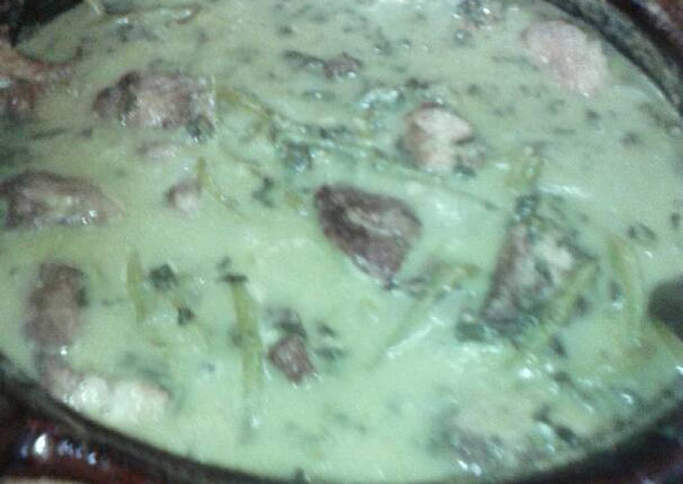 Verdolagas con maciza de cerdo