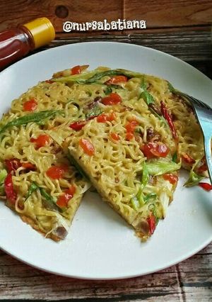 Foto resep Dadar mie instant