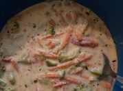 A picture of milk bread soup