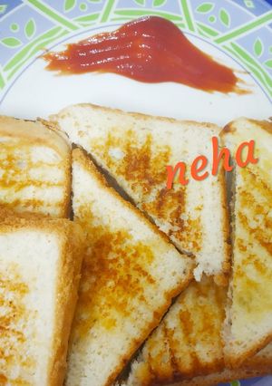 A picture of Simply aloo (potato) masala sandwiches.