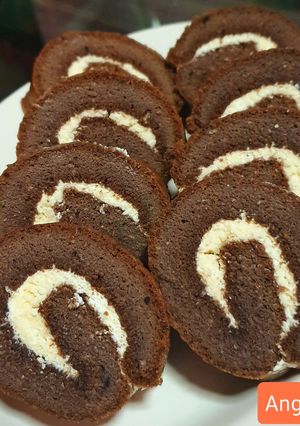 Foto resep Bolu Gulung Coklat ala meranti Ketofy