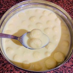 A picture of Mini Rasmalai.