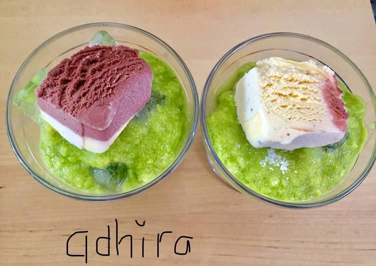 Resep Es Cream Alpukat Manis ala adhira, Sempurna
