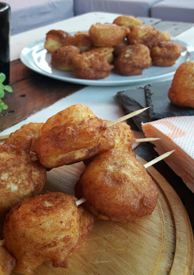 Una foto de Buñuelos de bacalao