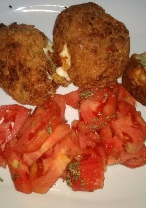 Una foto de Croquetas de brócoli y choclo!