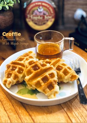 Foto resep Croffle (Croissant Waffle)