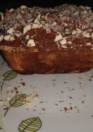 Una foto de Pan o budín de banana y harina de coco y proteína
