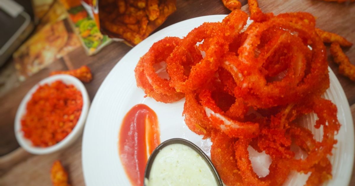 Cheetos Onion Rings Recipe by Nazia Qureshi - Cookpad
