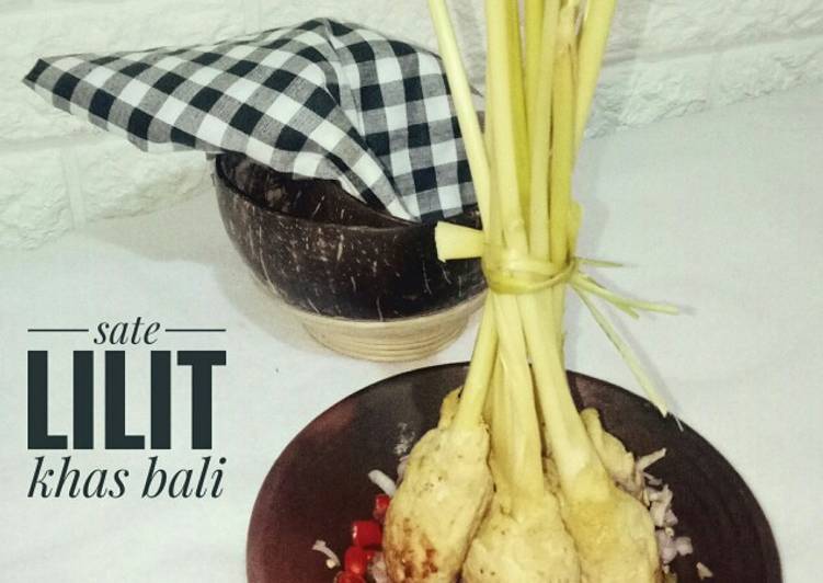 Sate Lilit (Ayam) Khas Bali