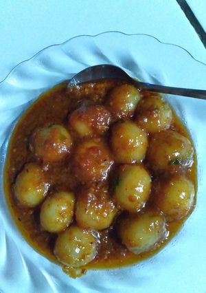 Foto resep Cilok kuah saus kacang