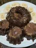 Puding Coklat Pisang Lumer