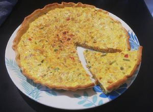 Foto de Quiche de atum e legumes