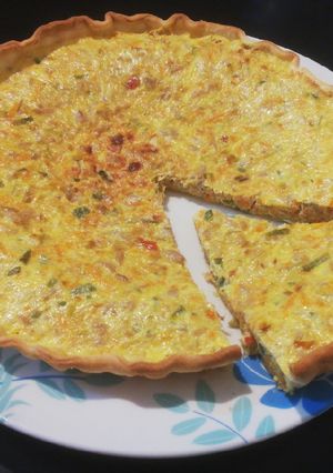 Foto de Quiche de atum e legumes