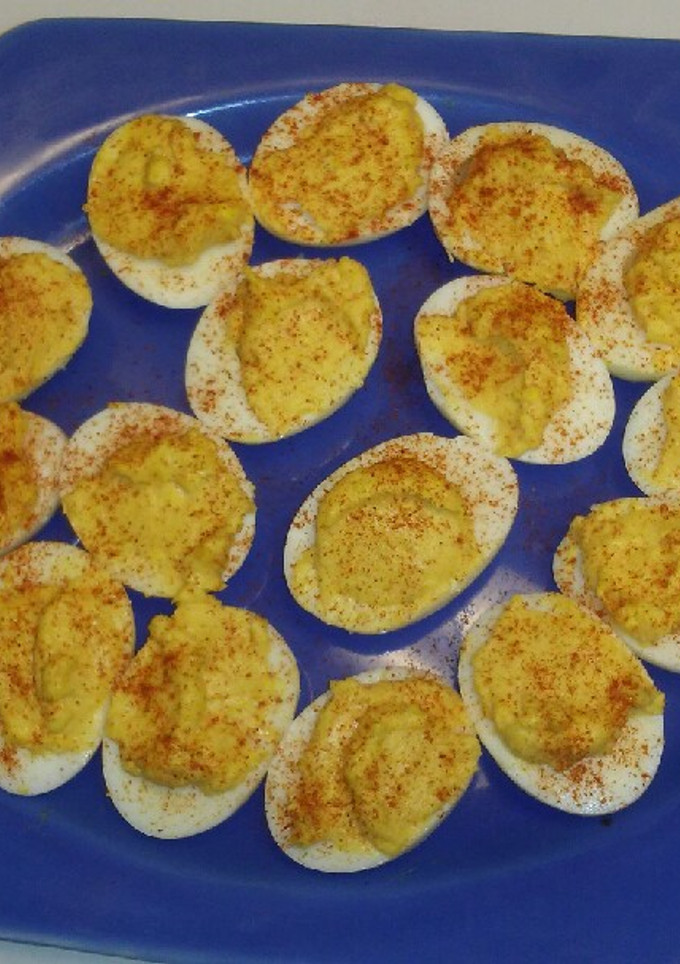 A picture of Deviled Eggs.