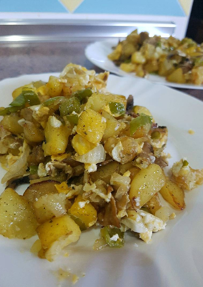 Una foto de Revuelto Campero de Verduras