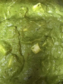 A picture of Palak Paneer.