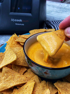 Una foto de Queso Cheddar Vegano con MyCook Touch