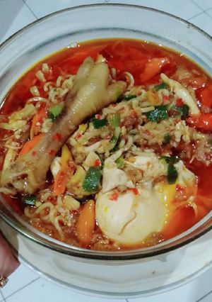 Foto resep Mie Rebus Pedas
