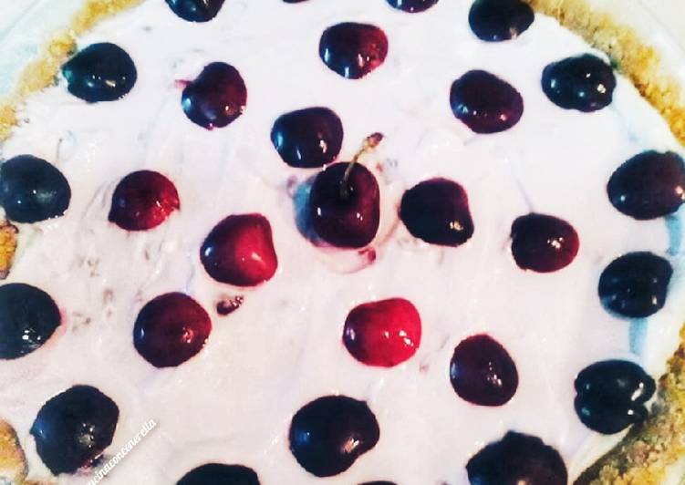 Simple Way to Prepare Fatto in casa Cheesecake alle ciliegie 🍒