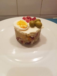 Una foto de Ensalada fría de patata