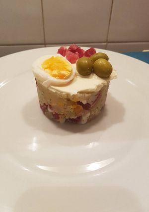 Una foto de Ensalada fría de patata