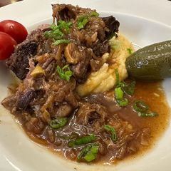 A picture of French Onion Pot Roast.