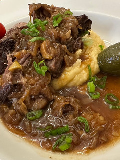 A picture of French Onion Pot Roast.