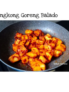 Foto resep Singkong Goreng Balado
