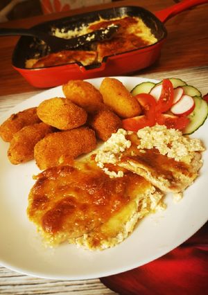Sajtos-fokhagymás karaj recept fotója
