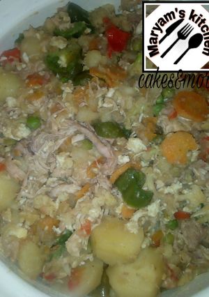 A picture of Potato Vegetable recipe by Mariam Tijjjani Adam.