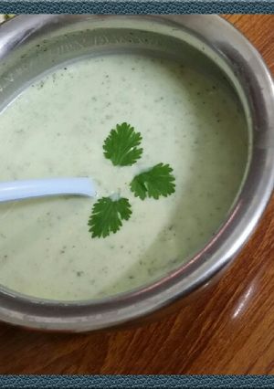 A picture of Green Raita.